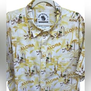 Savage Tacticians Slay & Vacay Skeleton
Aloha Hawaiian Shirt Size 2XL